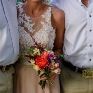 Impression Bridal Mauve Bridesmaid Dress